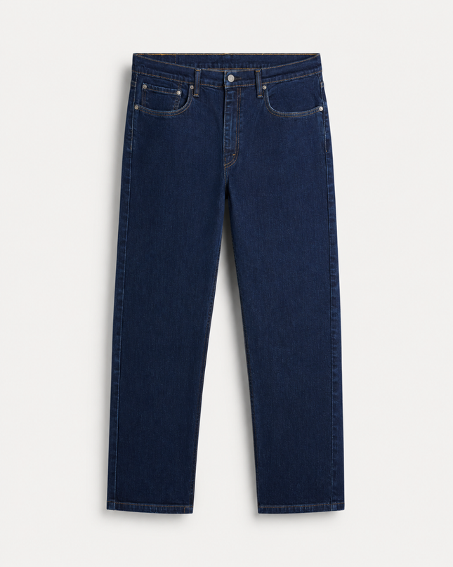 Levi's Dark Blue Straight Leg Denim Jeans