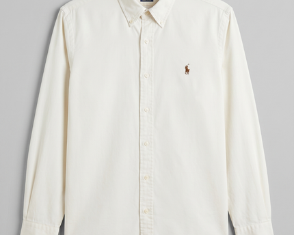 Polo Ralph Lauren White Classic Fit Button-Down Shirt