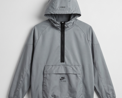 Nike Air Max Grey Half-Zip Therma-FIT Hoodie