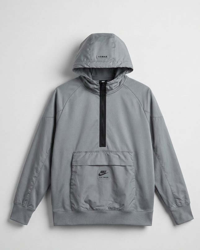 Nike Air Max Grey Half-Zip Therma-FIT Hoodie