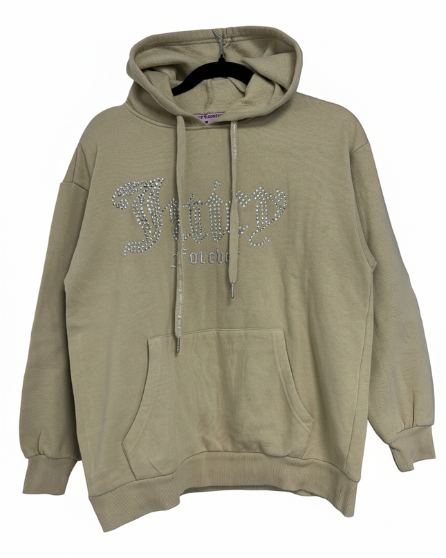 Juicy Couture x Forever 21 Rhinestone 'Juicy Forever' Pullover Hoodie