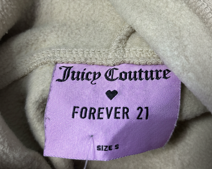 Juicy Couture x Forever 21 Rhinestone 'Juicy Forever' Pullover Hoodie