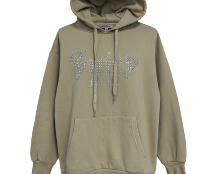 Juicy Couture x Forever 21 Rhinestone 'Juicy Forever' Pullover Hoodie