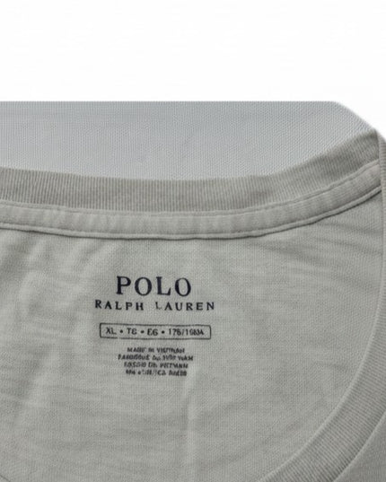 Ralph Lauren White Logo Casual Chic Graphic T-Shirt