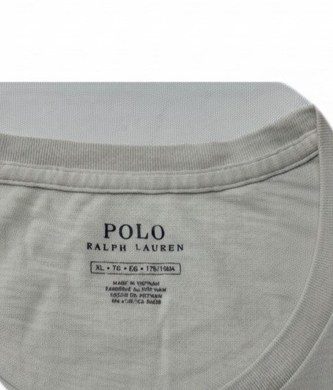 Ralph Lauren White Logo Casual Chic Graphic T-Shirt