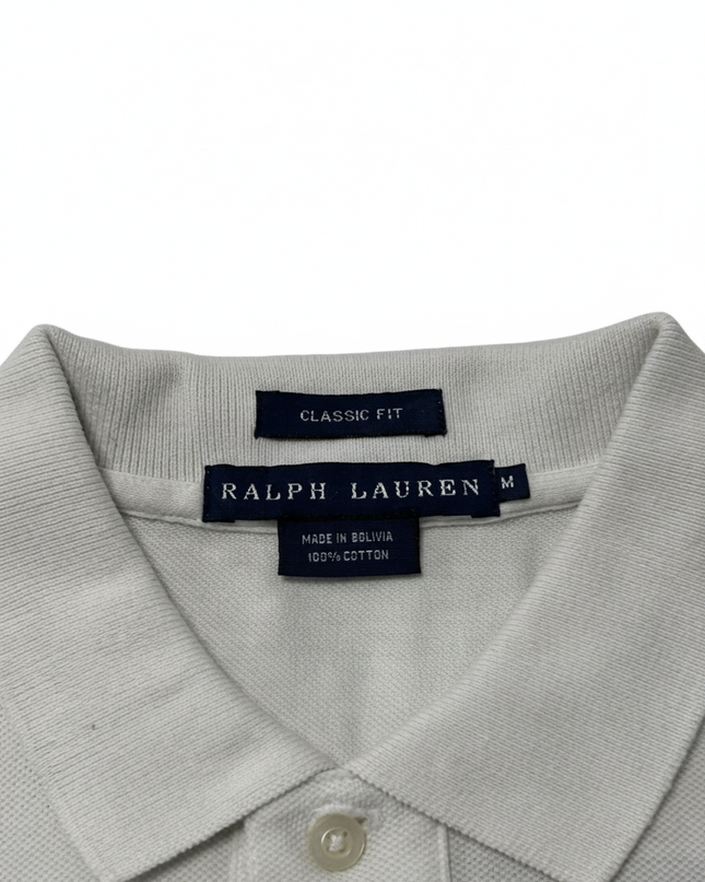 Ralph Lauren Classic Fit Embroidered Logo Gray Polo Shirt