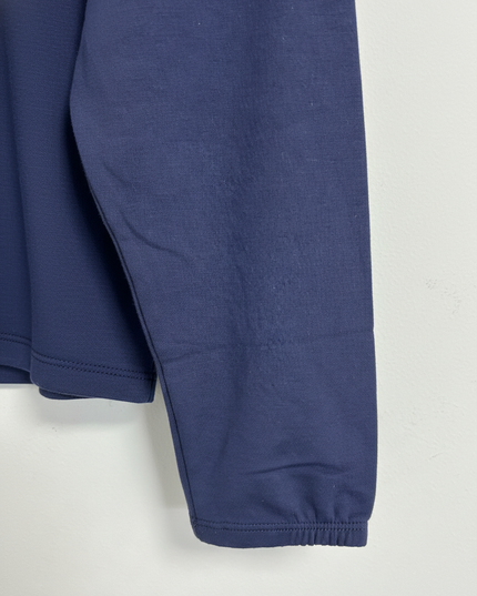 Juicy Couture Sport Embossed Logo Drawstring Navy Blue Sweatshirt