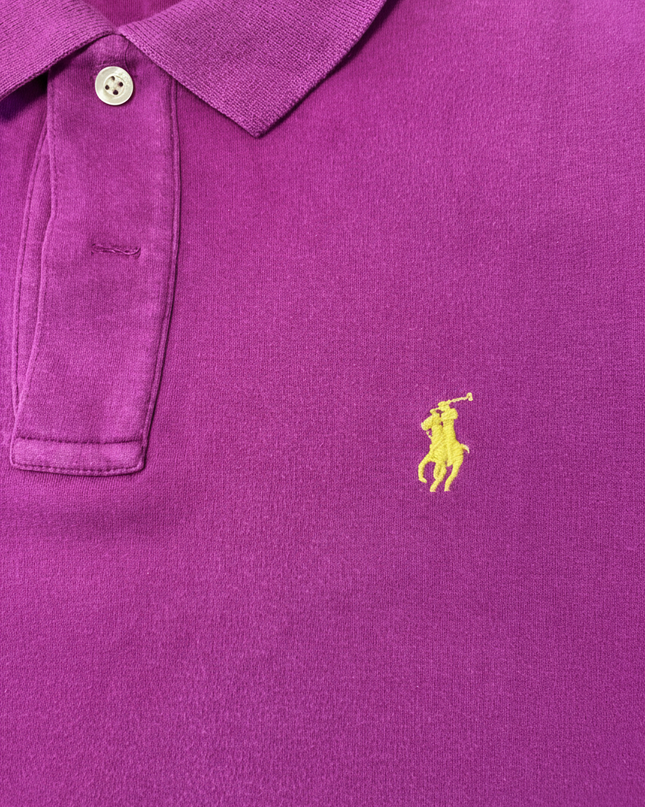 Ralph Lauren Sport Slim Fit Purple Polo Shirt