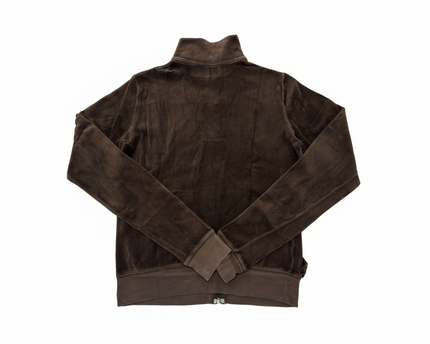 Juicy Couture Velour Full Zip Jacket Brown