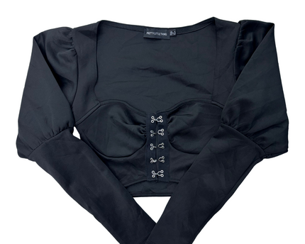 Pretty Little Thing Women's Black Crop Top