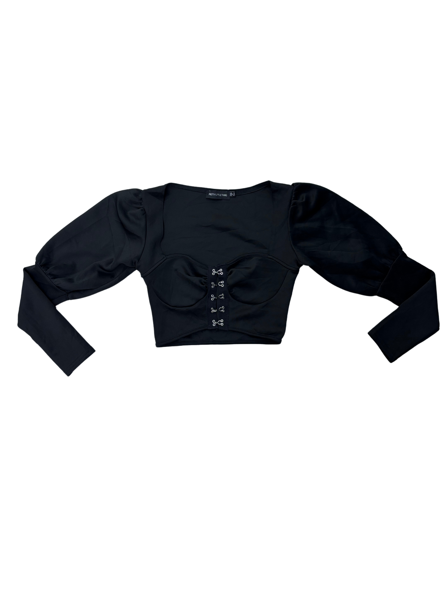 Pretty Little Thing Women's Black Crop Top