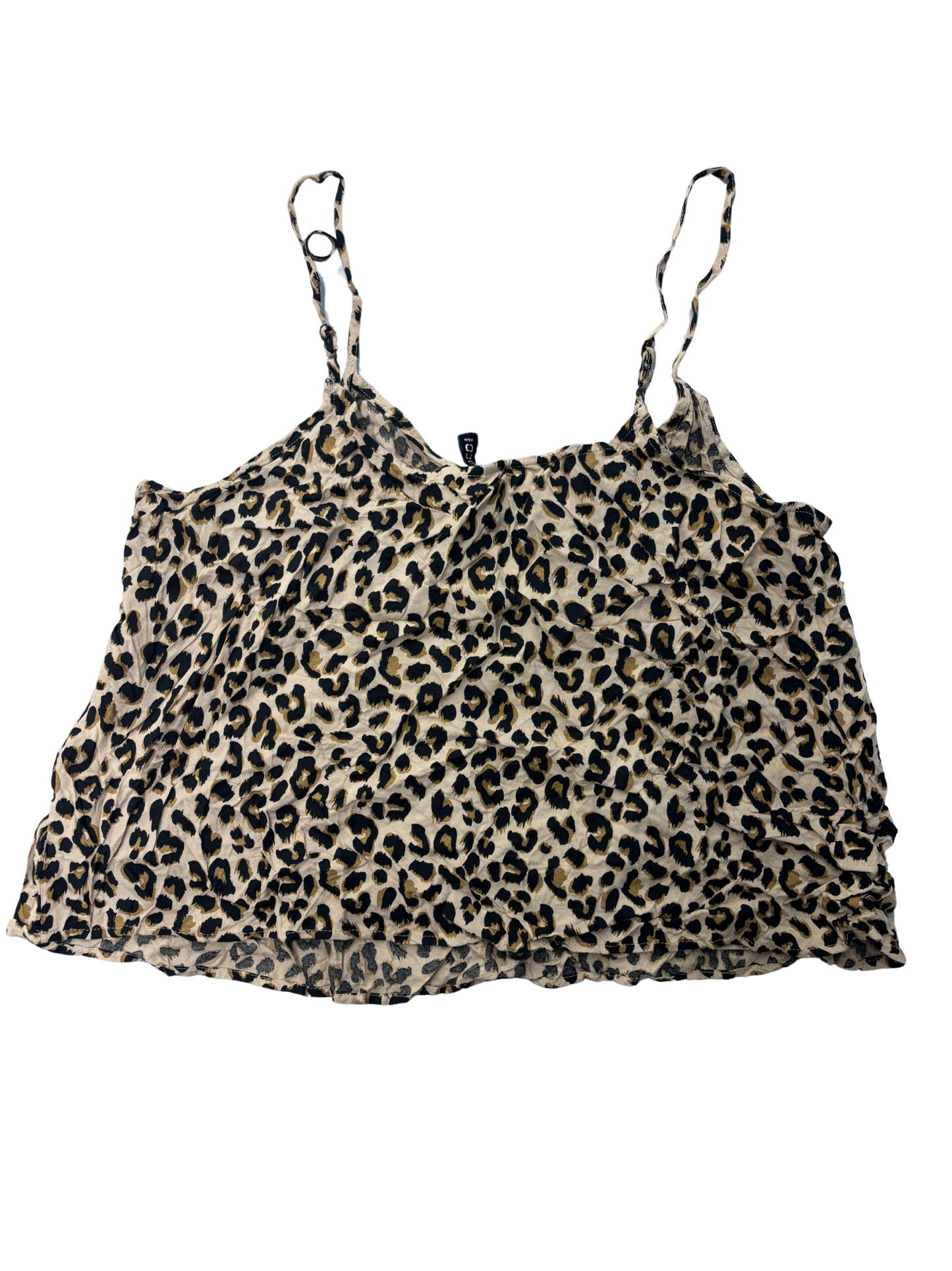 HnM Women V-Neck Sleeveless Animal Print Top