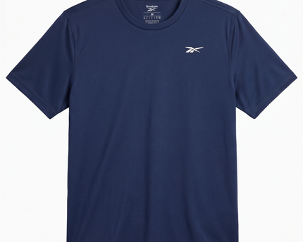 Reebok Navy Blue Men's Speedwick Performance Sports T-Shirt