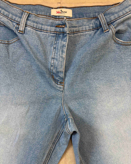 John Bamer Flared Light Blue Denim Jeans - S | Waist: 28"