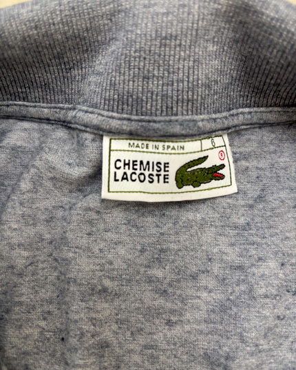 Lacoste Grey Long-Sleeve Button-Down Shirt - M