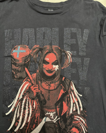 Cropp Harley Quinn with Sparkle Graphic T-Shirt- M