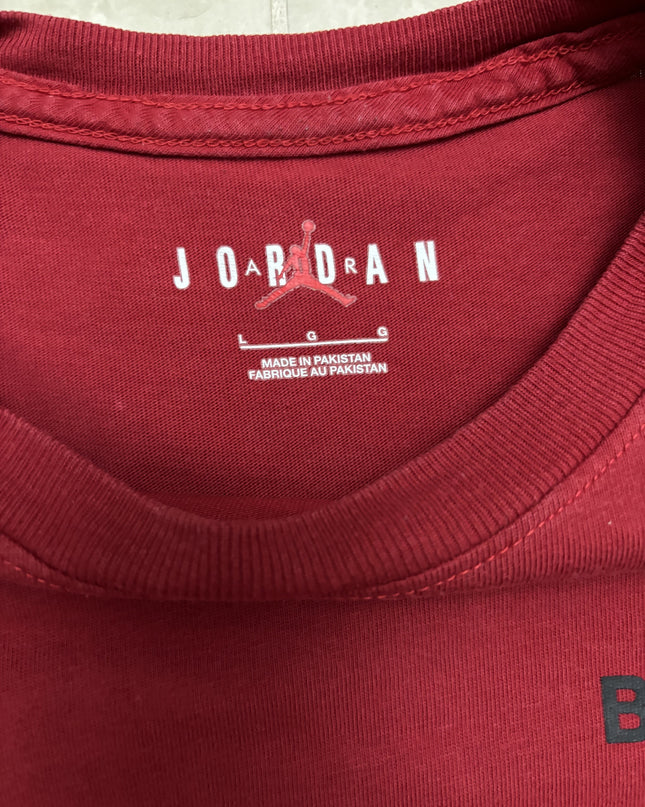 Jordan Breakfast Club Maroon Graphic T-Shirt - M