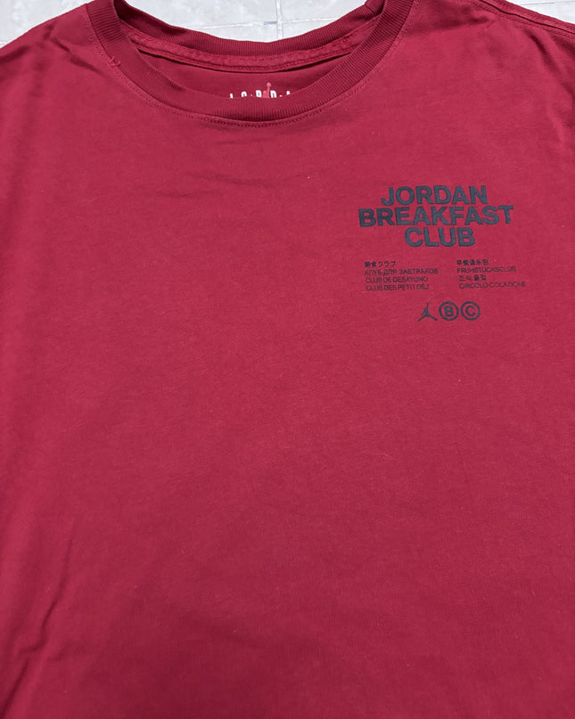 Jordan Breakfast Club Maroon Graphic T-Shirt - M