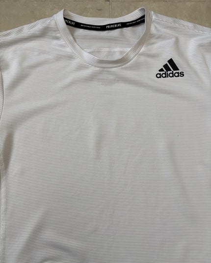 Adidas Primeblue Aeroready 3-stripe Performance T-Shirt - M