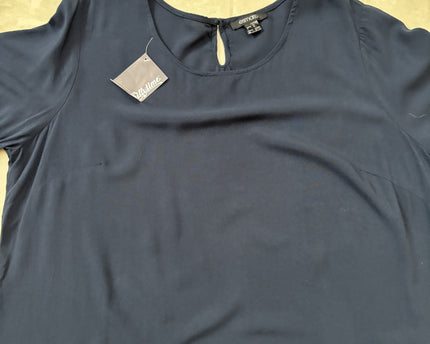 Esmara Navy Blue Short Sleeve Casual Top - XXL