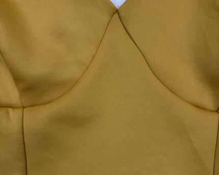 New Look Mustard Chiffon Cami Top - XS