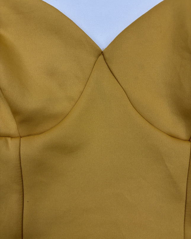 New Look Mustard Chiffon Cami Top - XS