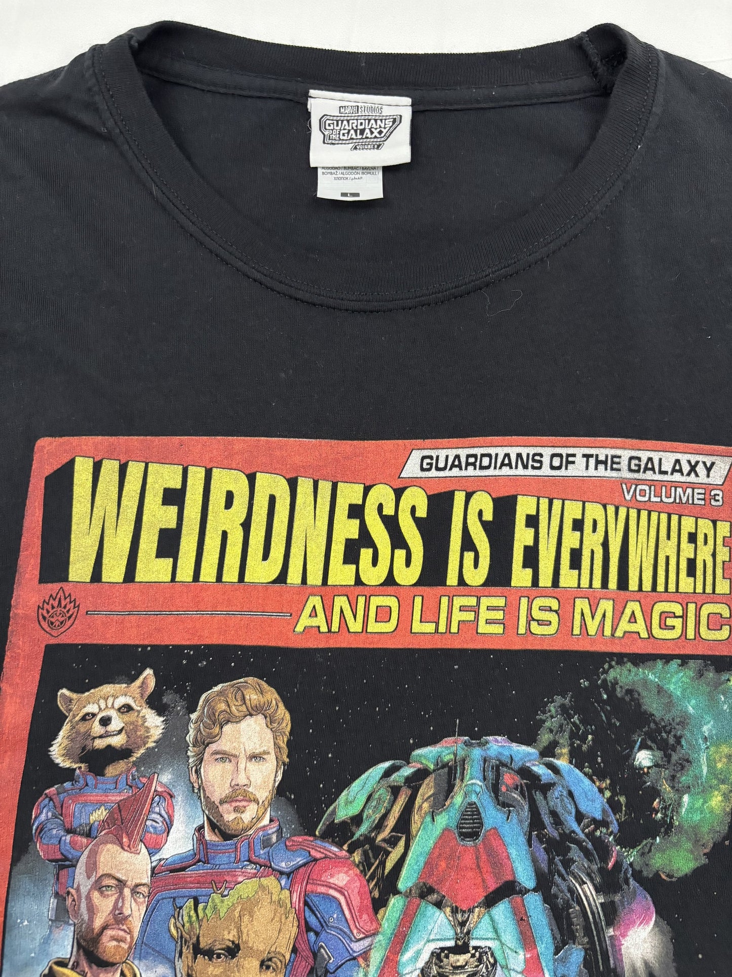 Marvel Guardians of the Galaxy Volume 3 Black T-Shirt - S