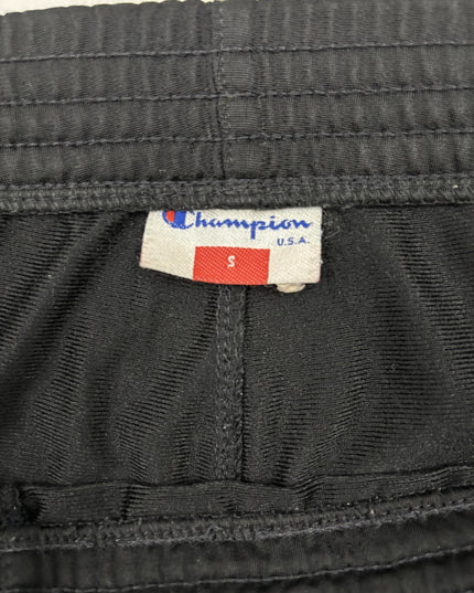 Champion Black Snap Casual Track Pants - M | Waist: 34"