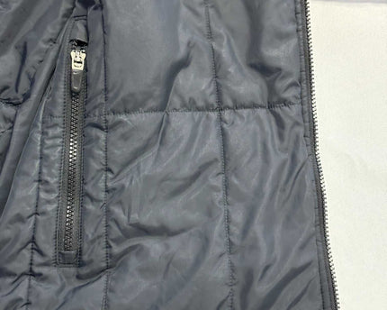 Nike Black Striped Hooded Puffer Jacket
