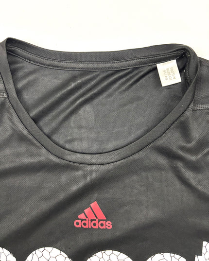 Adidas Boost Your Run Graphic Black Performance T-Shirt - L