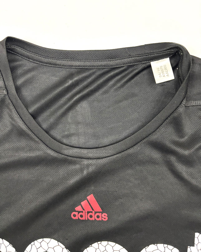Adidas Boost Your Run Graphic Black Performance T-Shirt - L