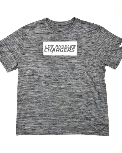 Nike Los Angeles Chargers Heather Gray Dri-FIT Training T-Shirt - L
