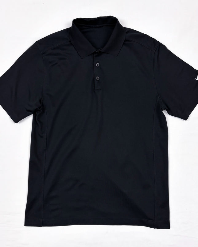 Nike Golf Dry-Fit Swoosh Logo Short Sleeve Polo T-Shirt - S