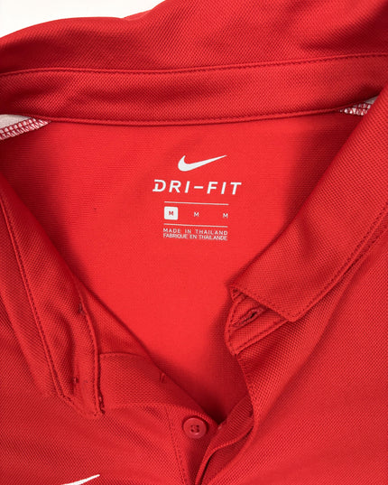 Nike Dri-FIT Red Performance Polo Shirt - XS