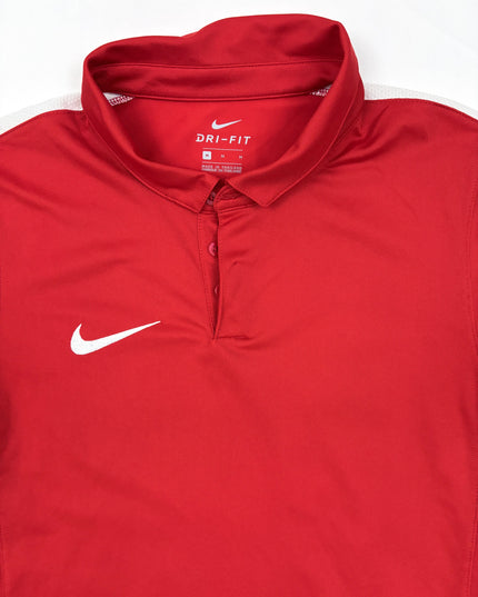Nike Dri-FIT Red Performance Polo Shirt - XS