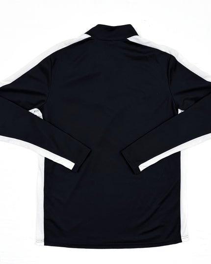 Nike Black & White Quarter Dri Fit Running Jacket - M