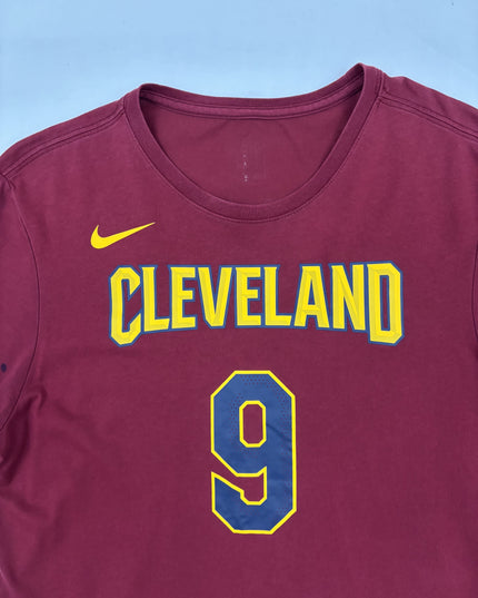 Nike NBA Cleveland Cavaliers Dwyane Wade #9 Maroon Dri-Fit T-Shirt - M