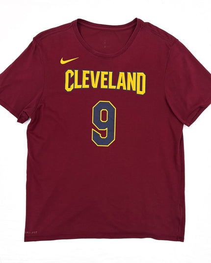 Nike NBA Cleveland Cavaliers Dwyane Wade #9 Maroon Dri-Fit T-Shirt - M
