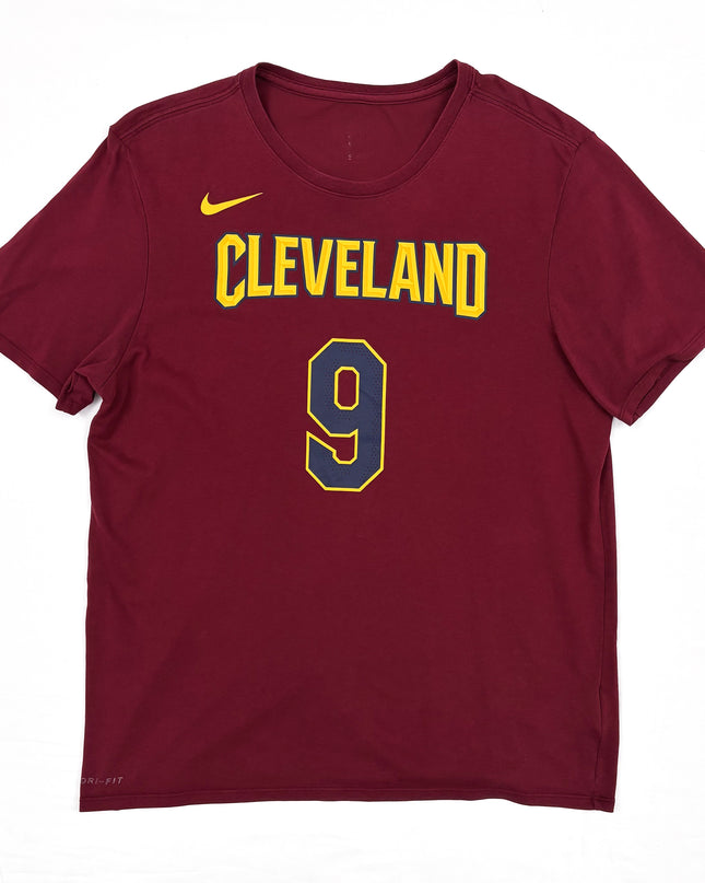 Nike NBA Cleveland Cavaliers Dwyane Wade #9 Maroon Dri-Fit T-Shirt - M