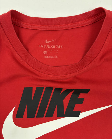 Nike Camo Center Swoosh Logo Dri Fit Athletic T-Shirt - S