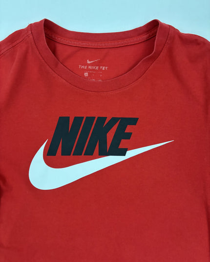 Nike Camo Center Swoosh Logo Dri Fit Athletic T-Shirt - S