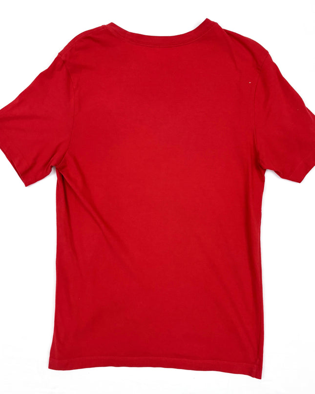 Nike Camo Center Swoosh Logo Dri Fit Athletic T-Shirt - S