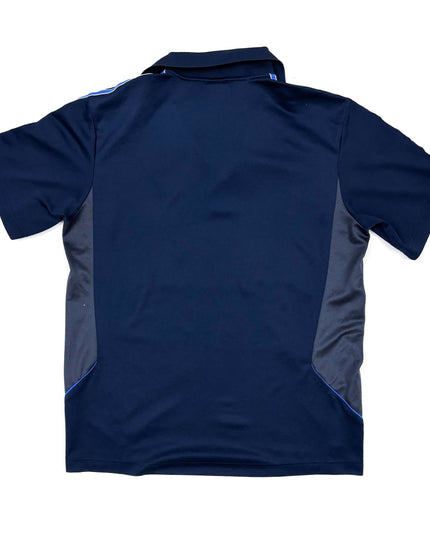 Adidas Navy Blue Climacool Polo T-Shirt - S