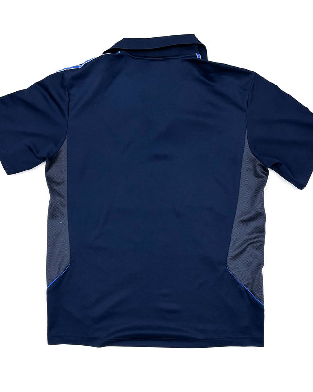 Adidas Navy Blue Climacool Polo T-Shirt - S