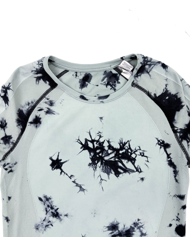 Sweaty Betty Green Tie-Dye Long Sleeve T-Shirt - XS