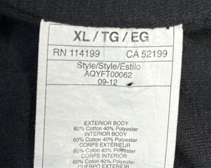 Quiksilver Black Graphic Full-Zip Hoodie