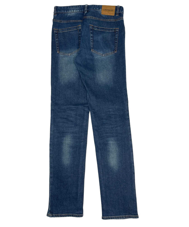 Lacoste Bedford Slim Fit Straight Leg Stretch Blue Jeans