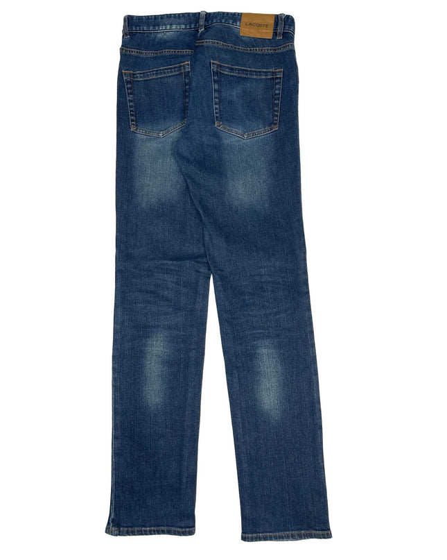 Lacoste Bedford Slim Fit Straight Leg Stretch Blue Jeans