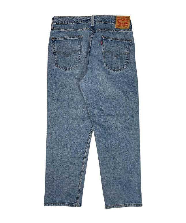 Levis 550 Relaxed Stretch Sits St Your Waist Blue Denim Jeans