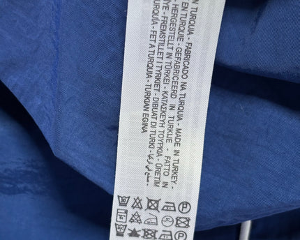 Bershka Blue Wide-Leg Sporty Track Pants